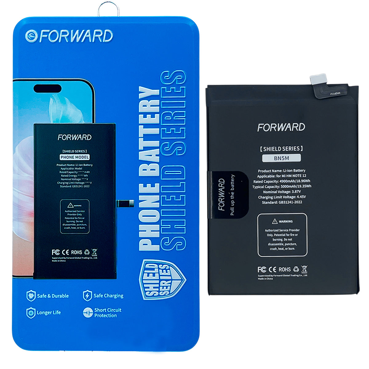 Batería Forward Autoprogramable para Xiaomi Redmi Note 11/12 – Potencia Inteligente