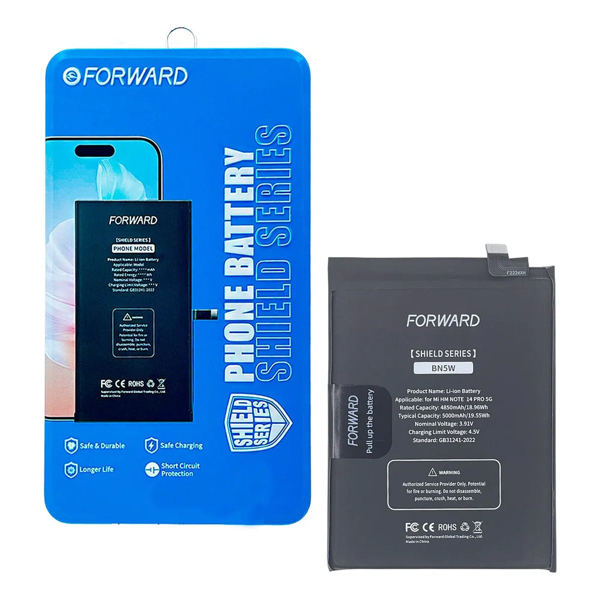 Batería Forward para Xiaomi Redmi Note 14 Series – Potencia Total