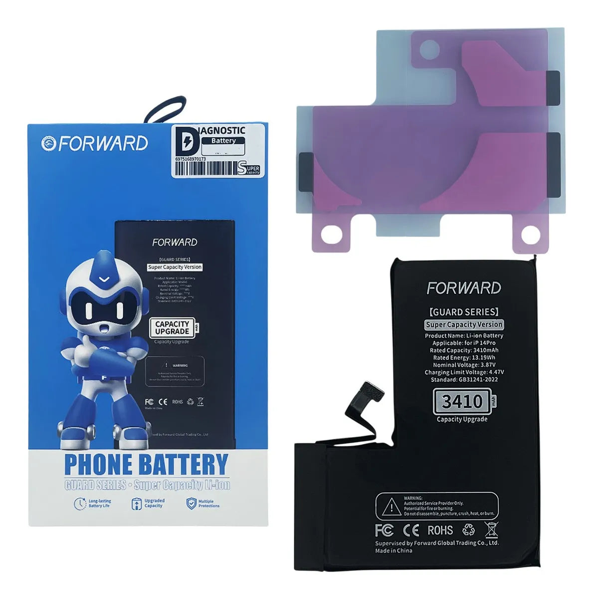 Bateria Para iPhone 14 Pro Forward Autoprogramable