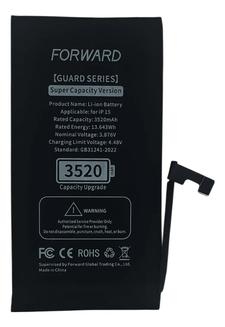 Bateria Para iPhone 15 Forward Autoprogramable
