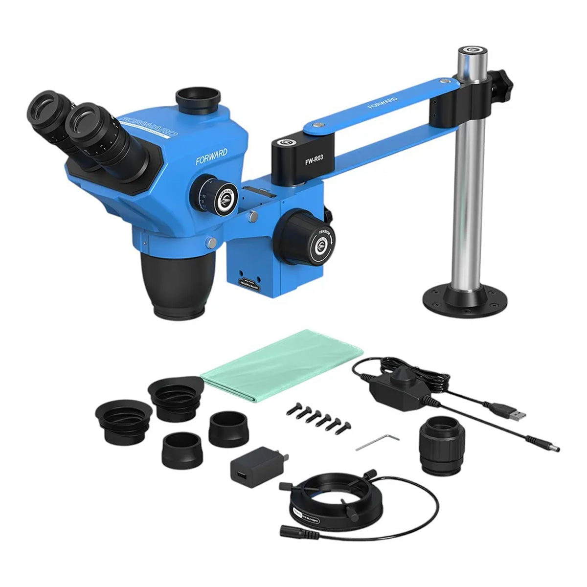Microscopio Trinocular FW-C65Pro Max-R03: La Definición Suprema en Inspección Visual