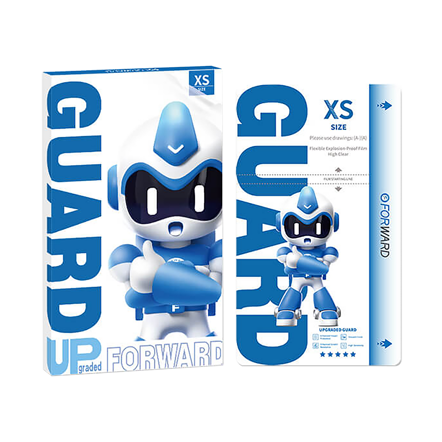 Paquete de 20 piezas de Micas de Hidrogel Guard XS de 7 Pulgadas Guard Series