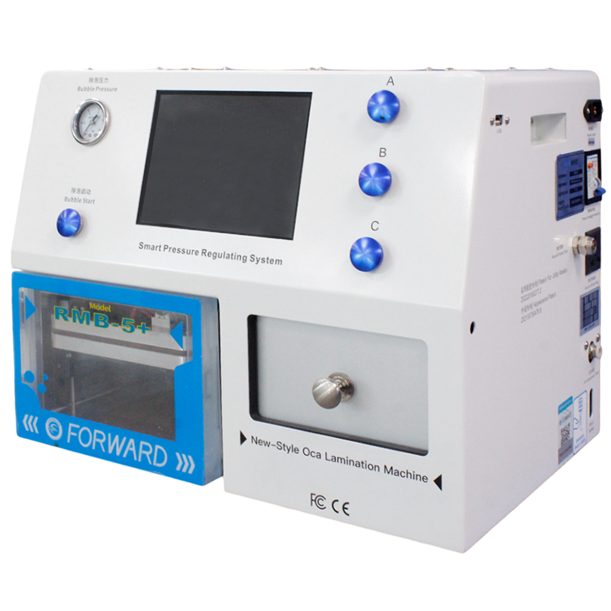 Máquina laminadora y eliminado de burbujas 12 pulgadas Forwad RMB-5+
