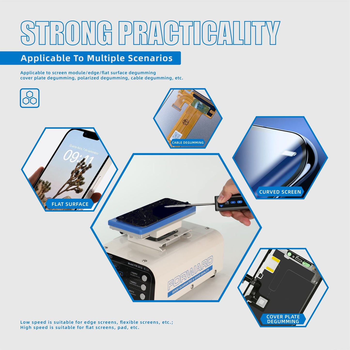 Removedor de Pegamento Eléctrico Forward FW-CJ01: Limpieza Impecable en Segundos