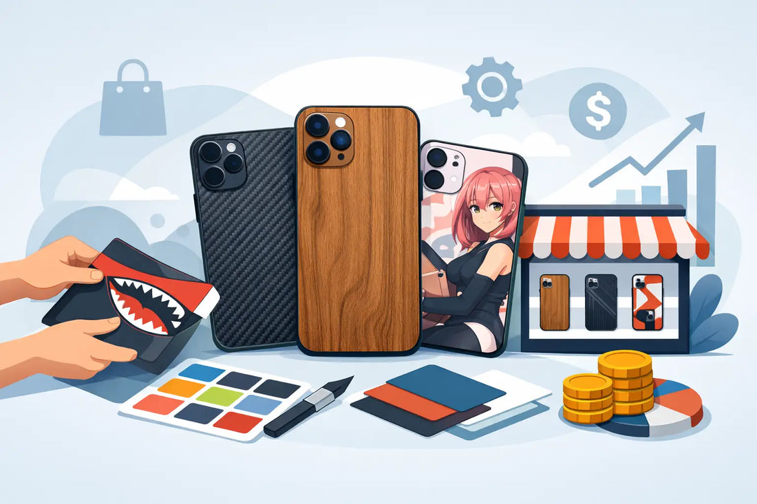 Skins personalizados para celular: negocio real
