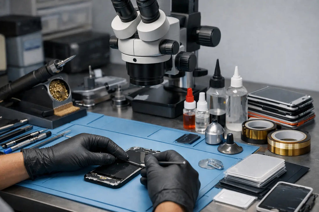 Consumibles para remanufactura de pantallas de celulares