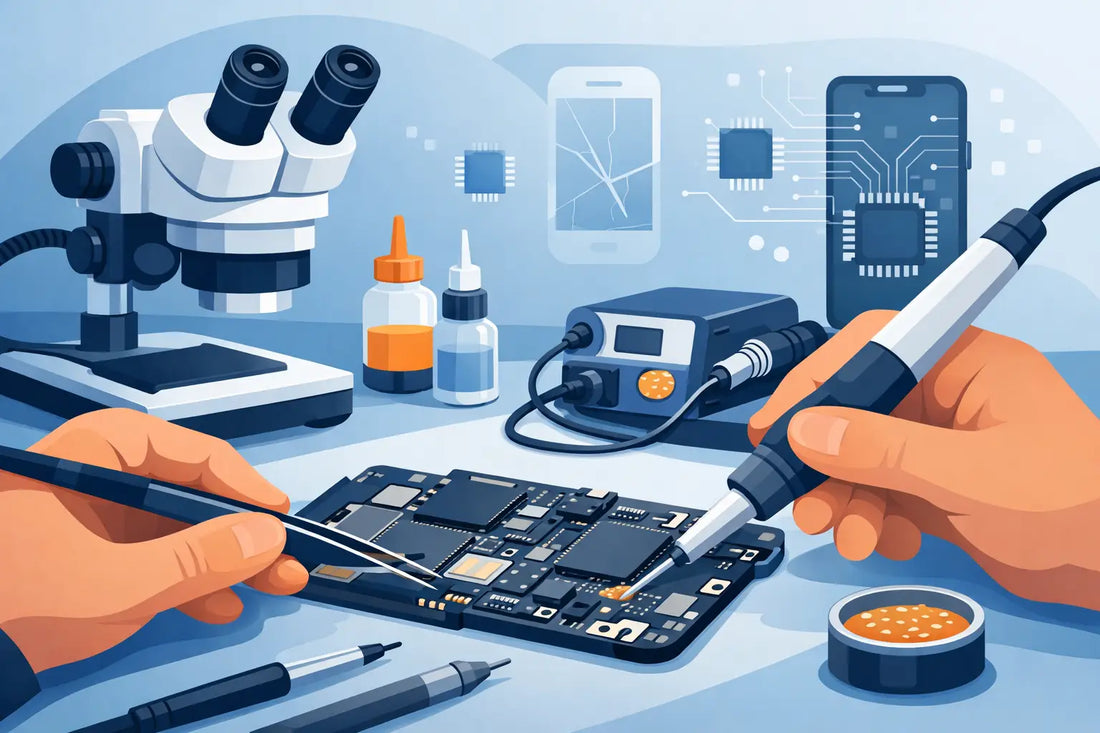 Guía de microsoldadura básica para celulares