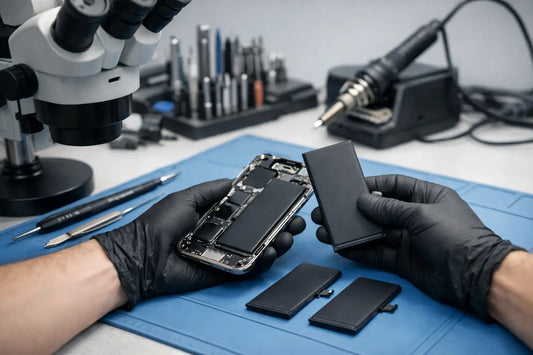 Guía de baterías iPhone compatibles para talleres