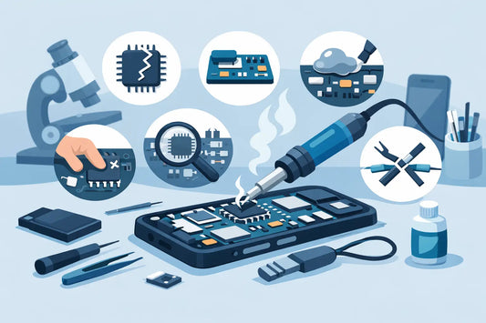 7 errores comunes en microsoldadura celular