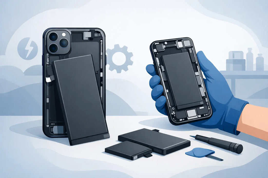 Baterías para iPhone: cuál montar en taller