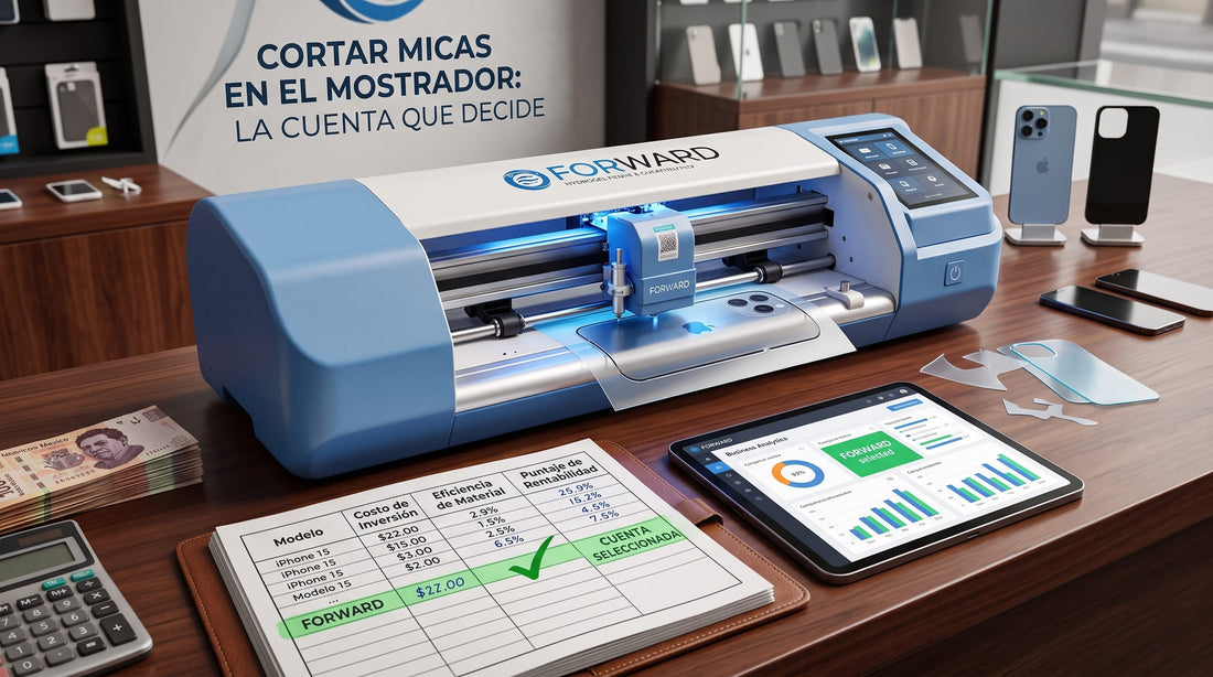 Cortar micas en el mostrador: la cuenta que decide