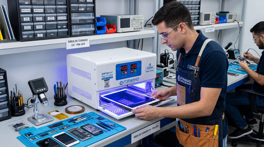 Curado UV en tabletas: por qué se levantan los bordes