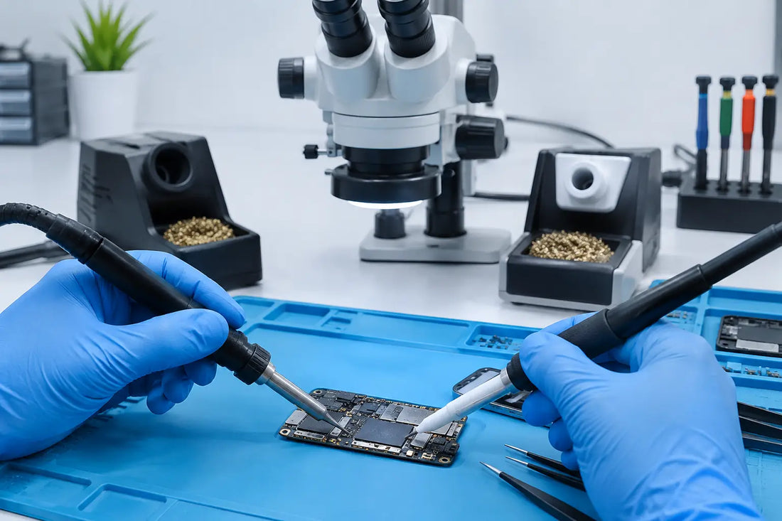 Cautín cerámico vs convencional para microsoldadura