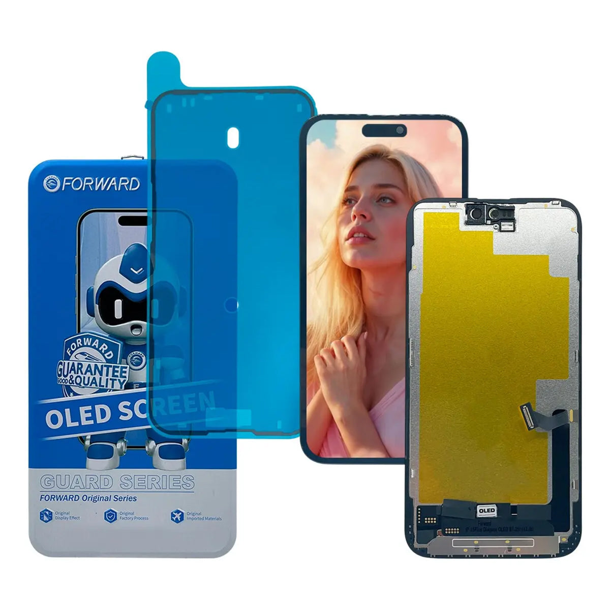 Pantalla Autoprogramable Forward compatible con iPhone 15 Plus