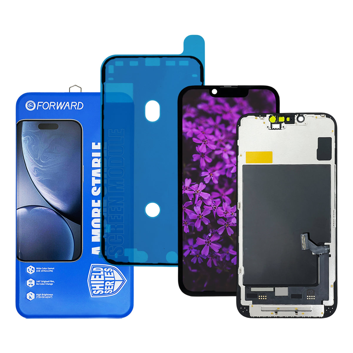 Pantalla Forward compatible con iPhone 16E — vista 2