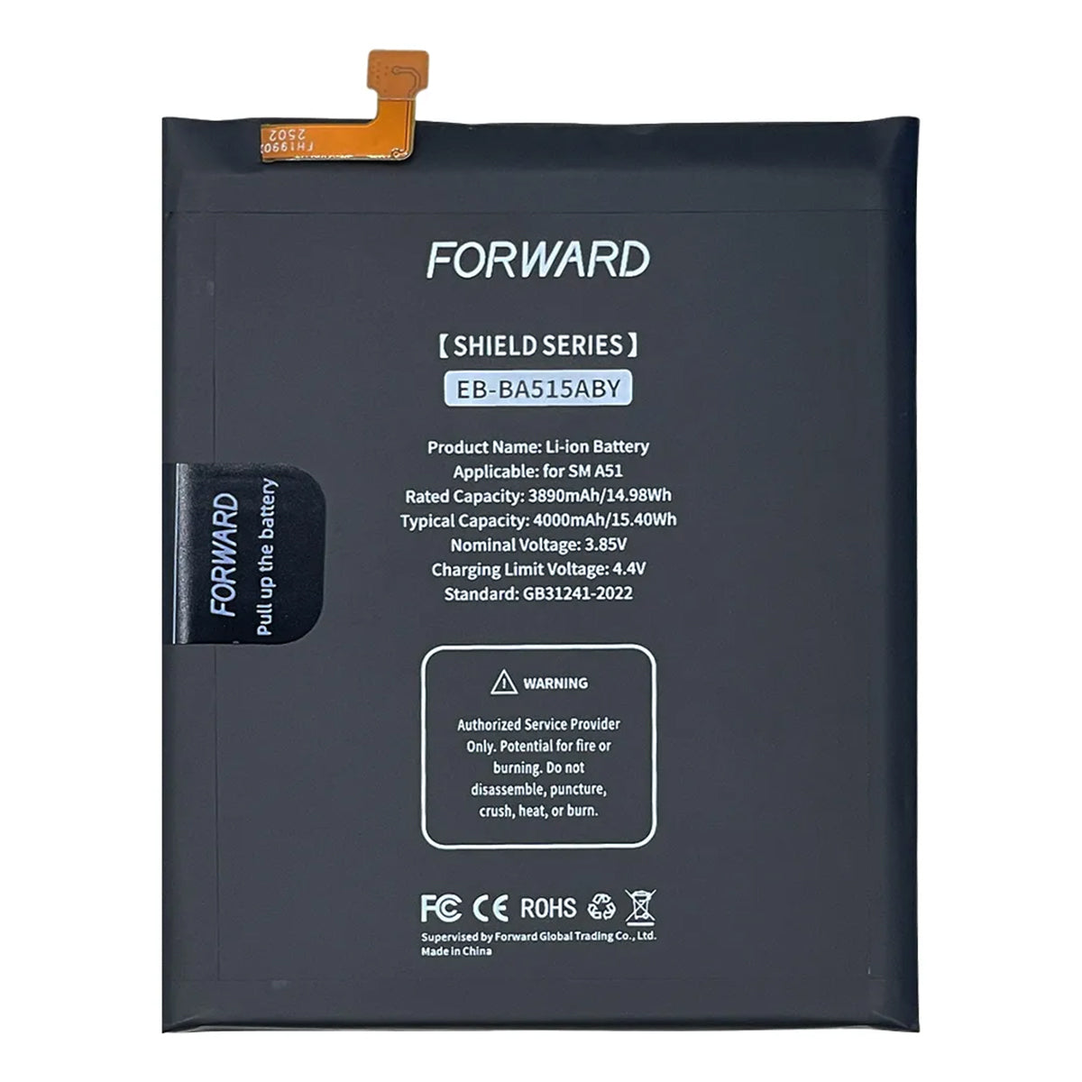 Batería Forward Autoprogramable para Samsung Galaxy A51 (A515)