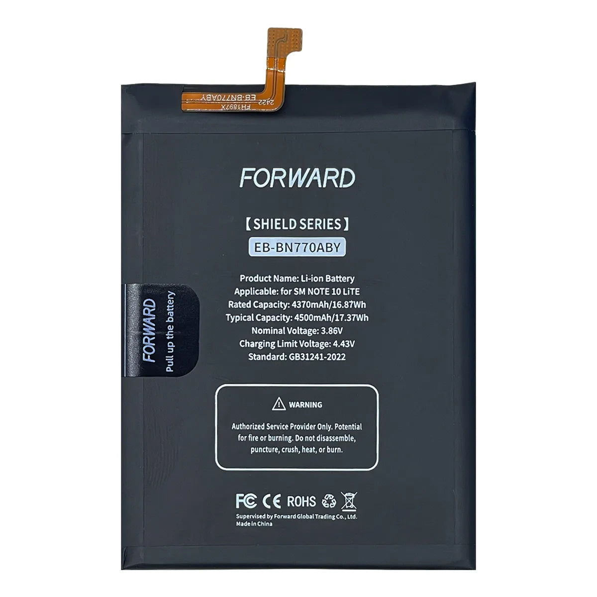 Batería Forward Autoprogramable para Samsung Note 10 Lite