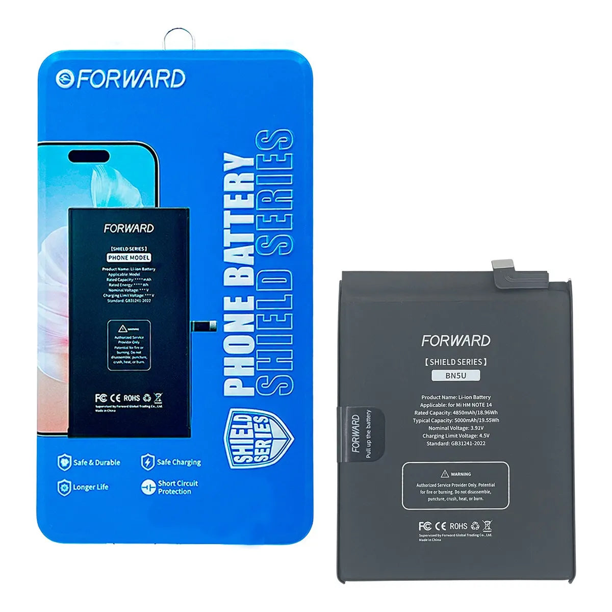 Batería Forward para Xiaomi Redmi Note 14 Series – Potencia Total