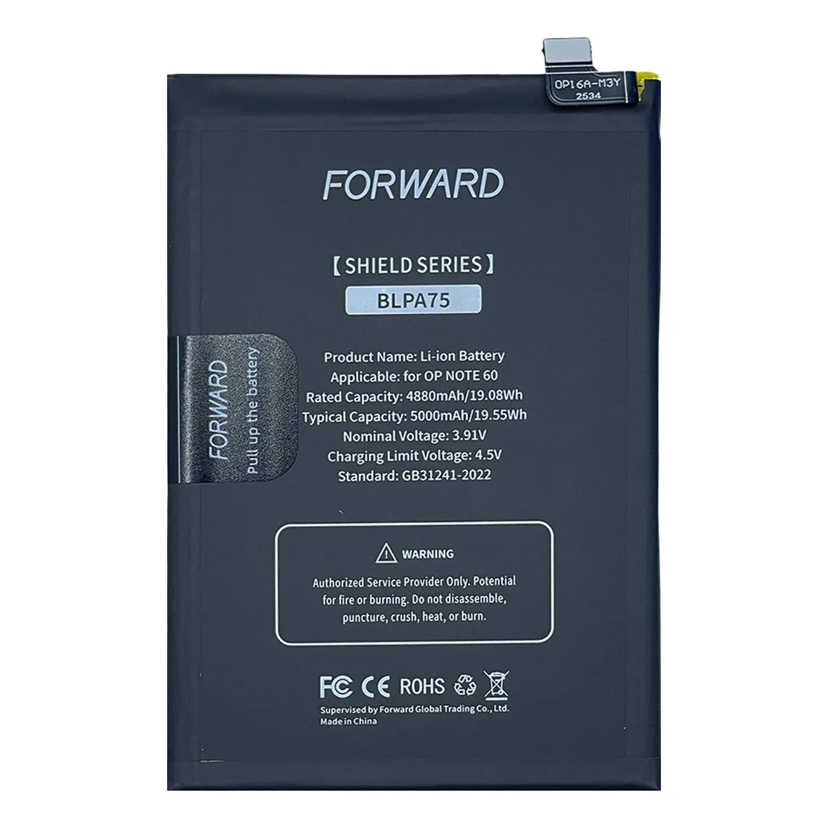 Bateria Autoprogramable Para Realme Note 60 Forward