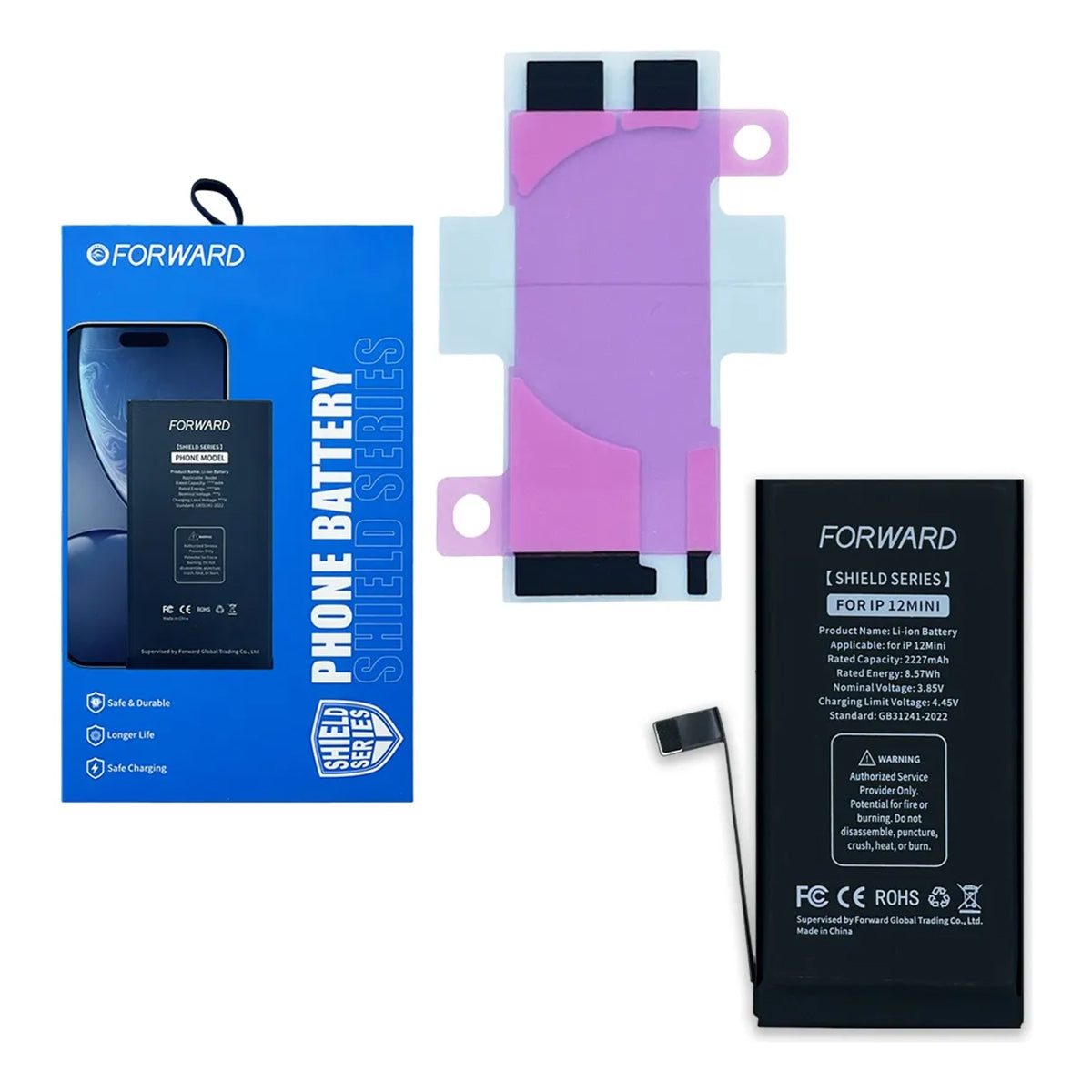 Batería Forward Autoprogramable Serie iPhone 12 – Capacidad Estándar