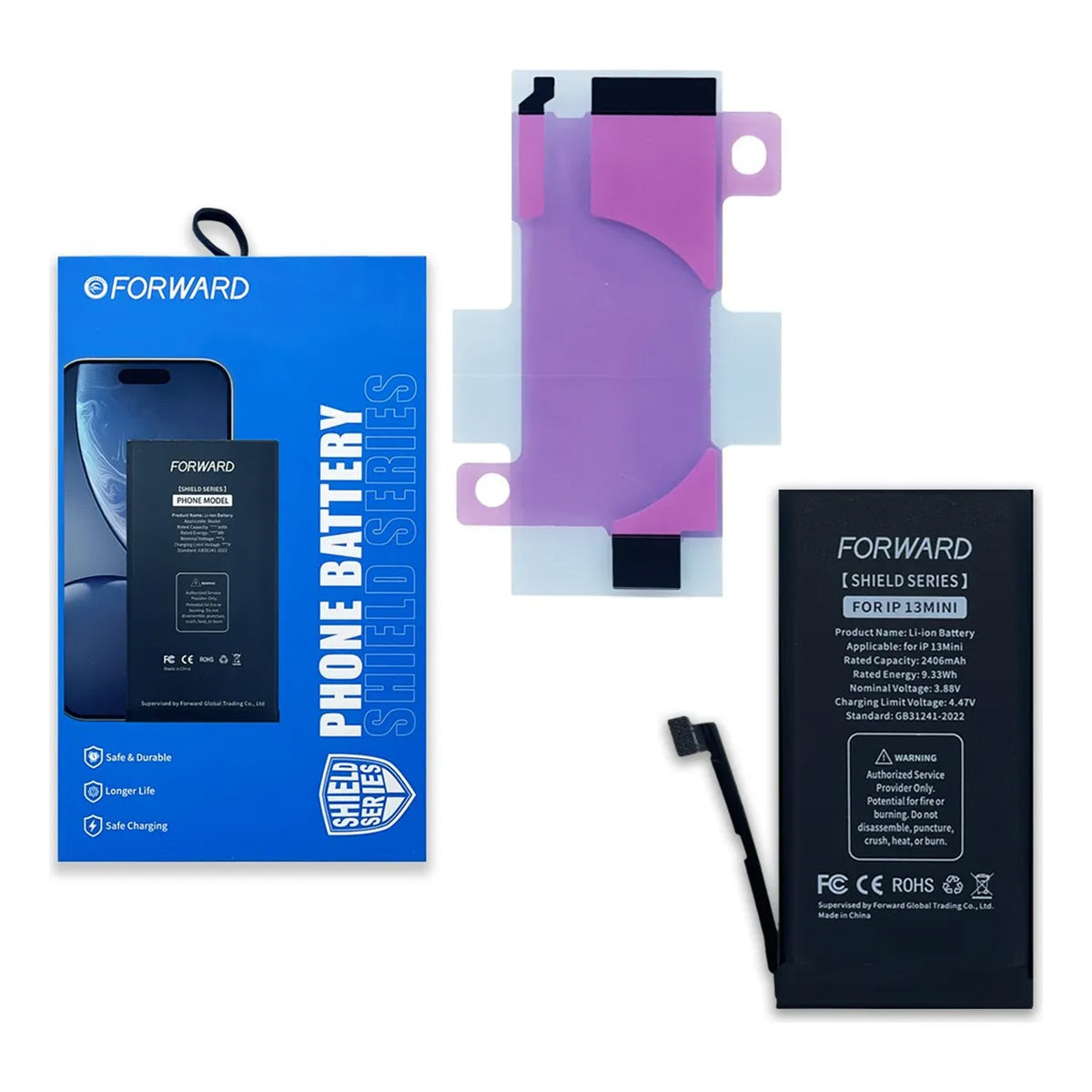 Batería Forward Autoprogramable Serie iPhone 13 – Capacidad Estándar
