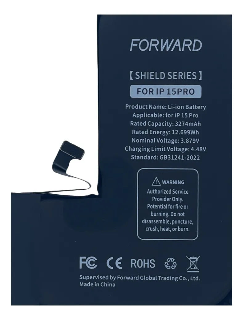 Batería Autoprogramable Estándar para iPhone 15 Pro