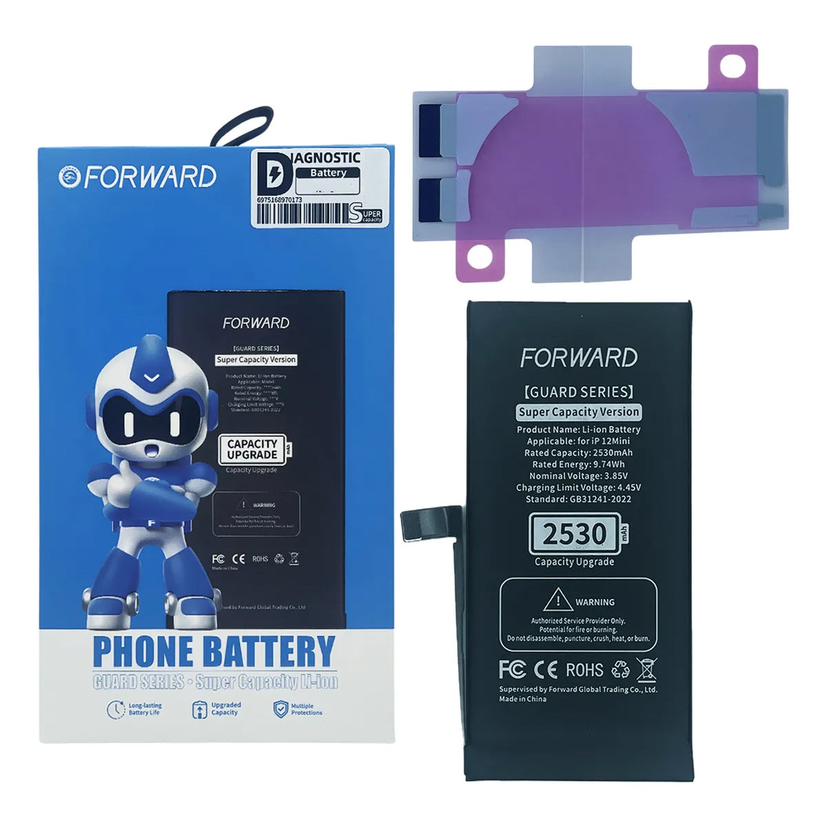 Batería Forward Autoprogramable de Alta Capacidad para iPhone Serie 12