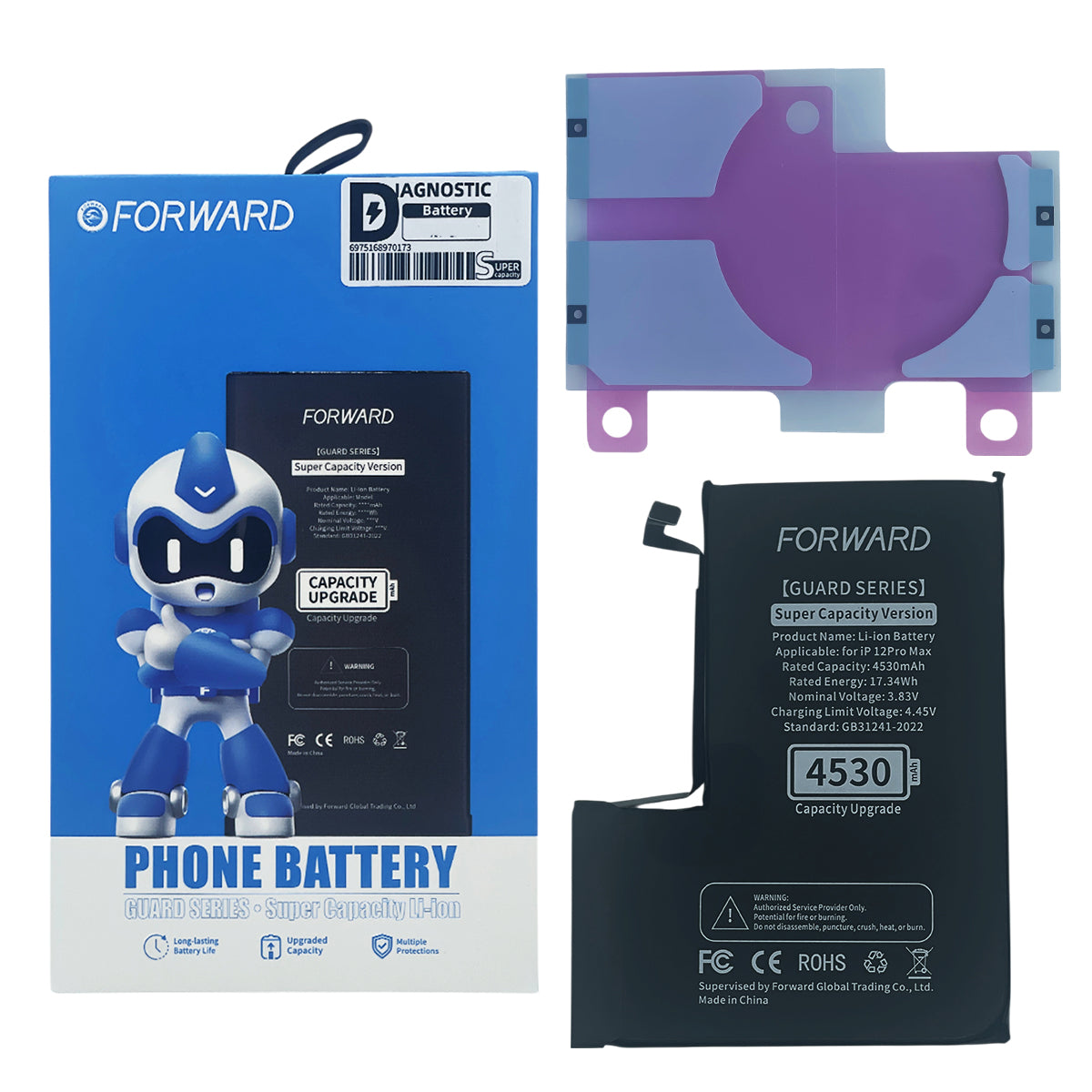 Batería Forward Autoprogramable de Alta Capacidad para iPhone Serie 12