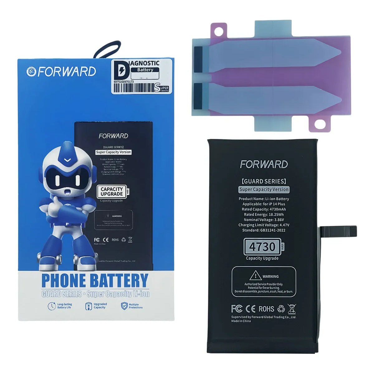 Batería Forward Premium Autoprogramable para iPhone Serie 14