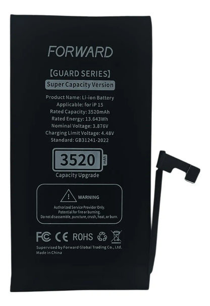 Bateria Para iPhone 15 Forward Autoprogramable