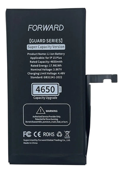 Bateria Para iPhone 15 Plus Forward Autoprogramable