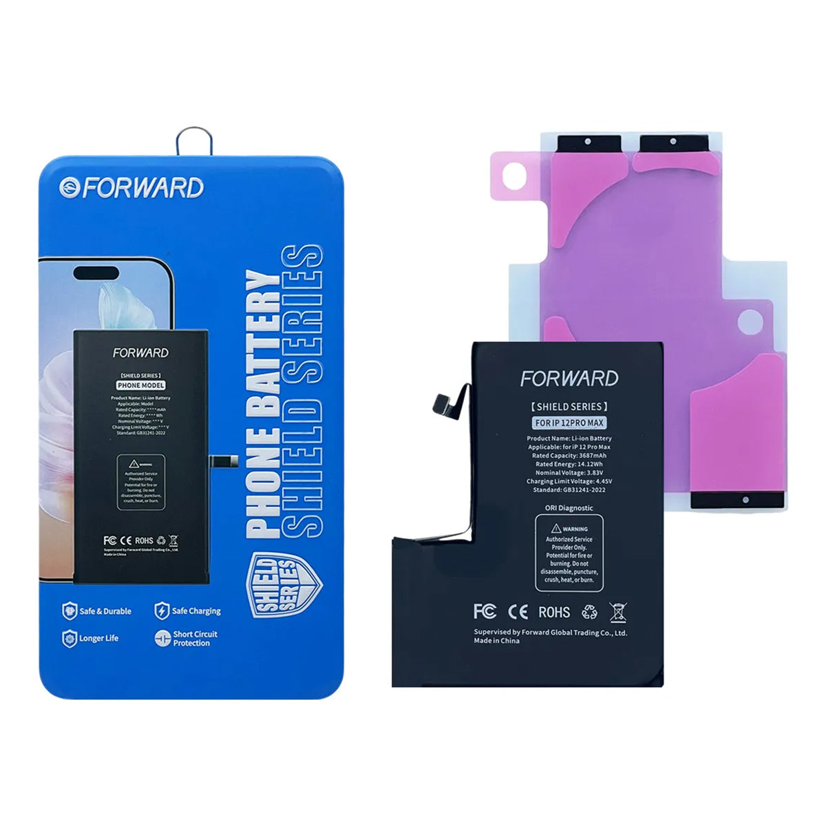 Batería Forward Autoprogramable para iPhone Serie 12 – Calidad Genuine New