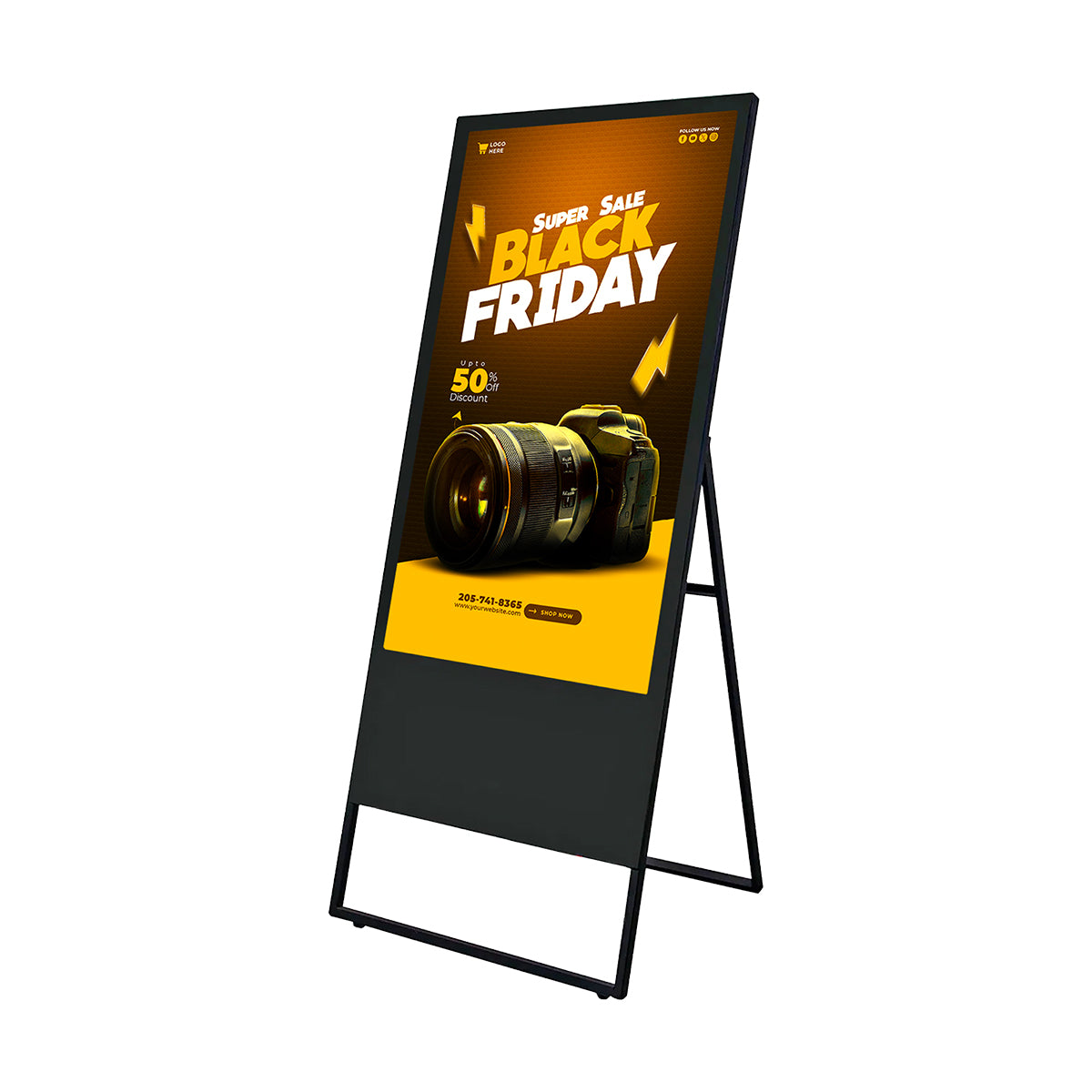 Pantalla Portátil LCD para Interiores
