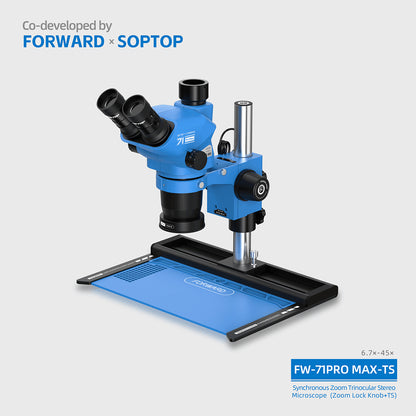 Microscopio Trinocular Forward FW-71Pro Max-TS – ¡Potencia de 71x!