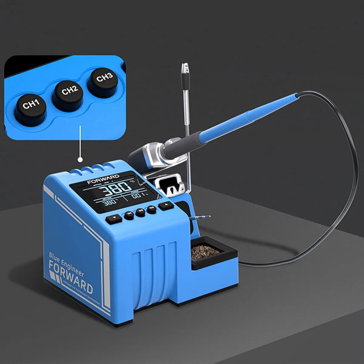Soldador de precisión con control de temperatura FW-BE01