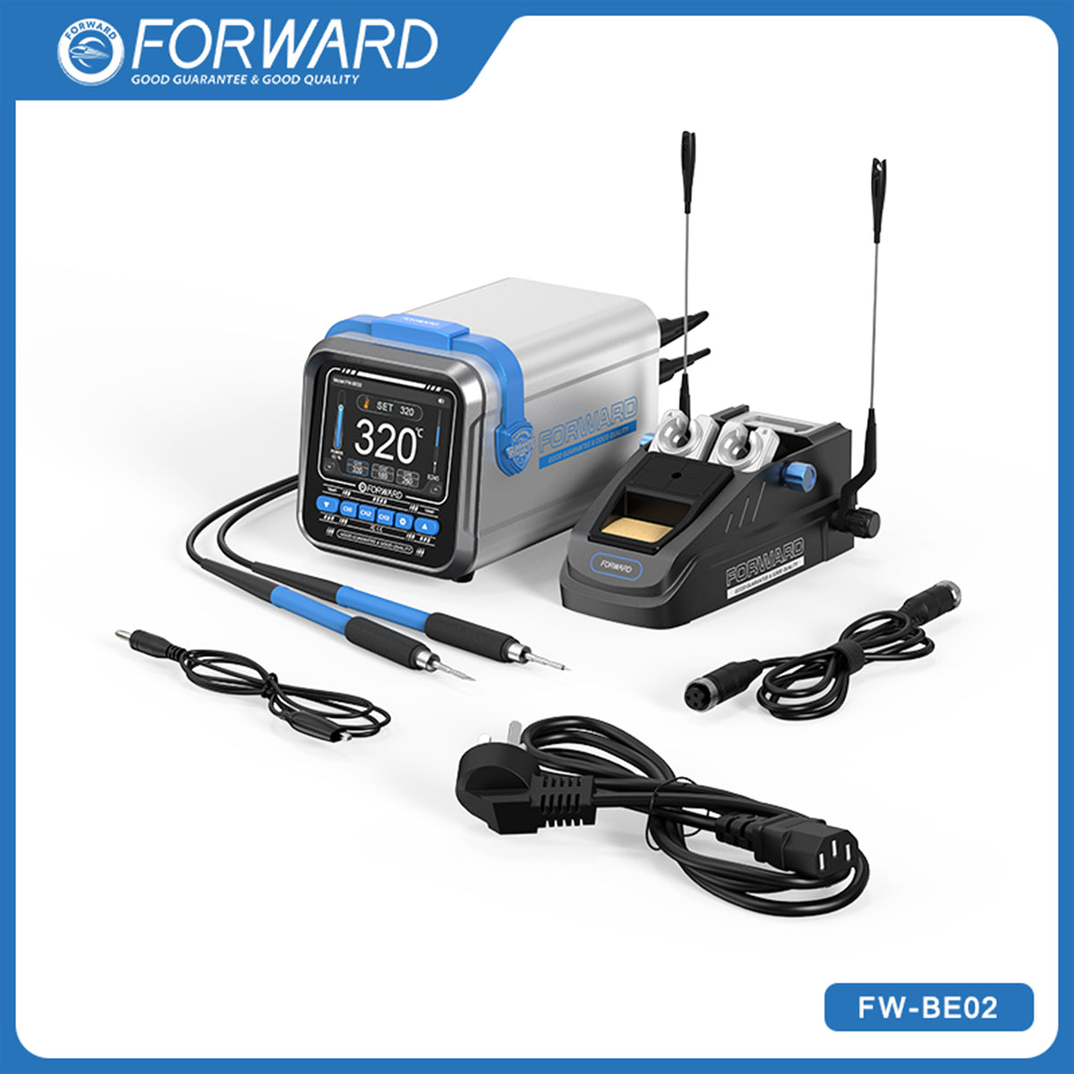 Estación de Soldadura de Doble Canal Forward Serie FW-BE02