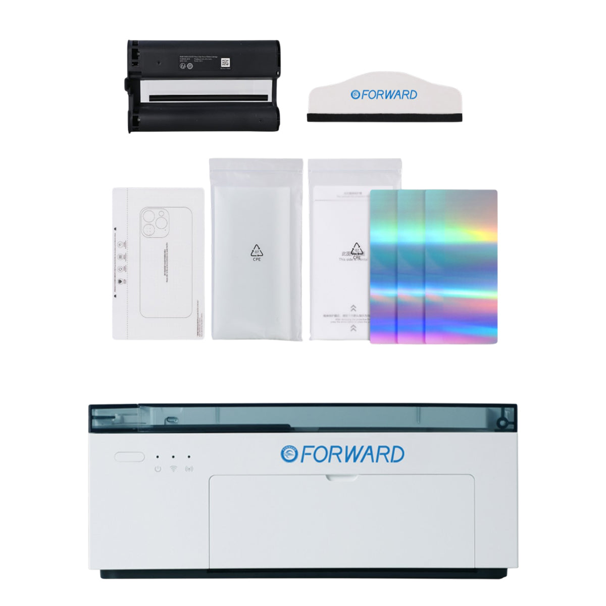 Impresora de Skins FW-ZP1 + Papel de Impresión de 36 Piezas (Matte o Brillante)