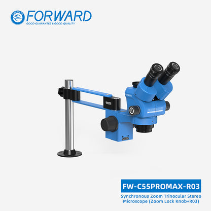 Microscopio Trinocular Forward FW-C55PRO MAX-R03 – ¡El Gigante de la Micro-Soldadura!