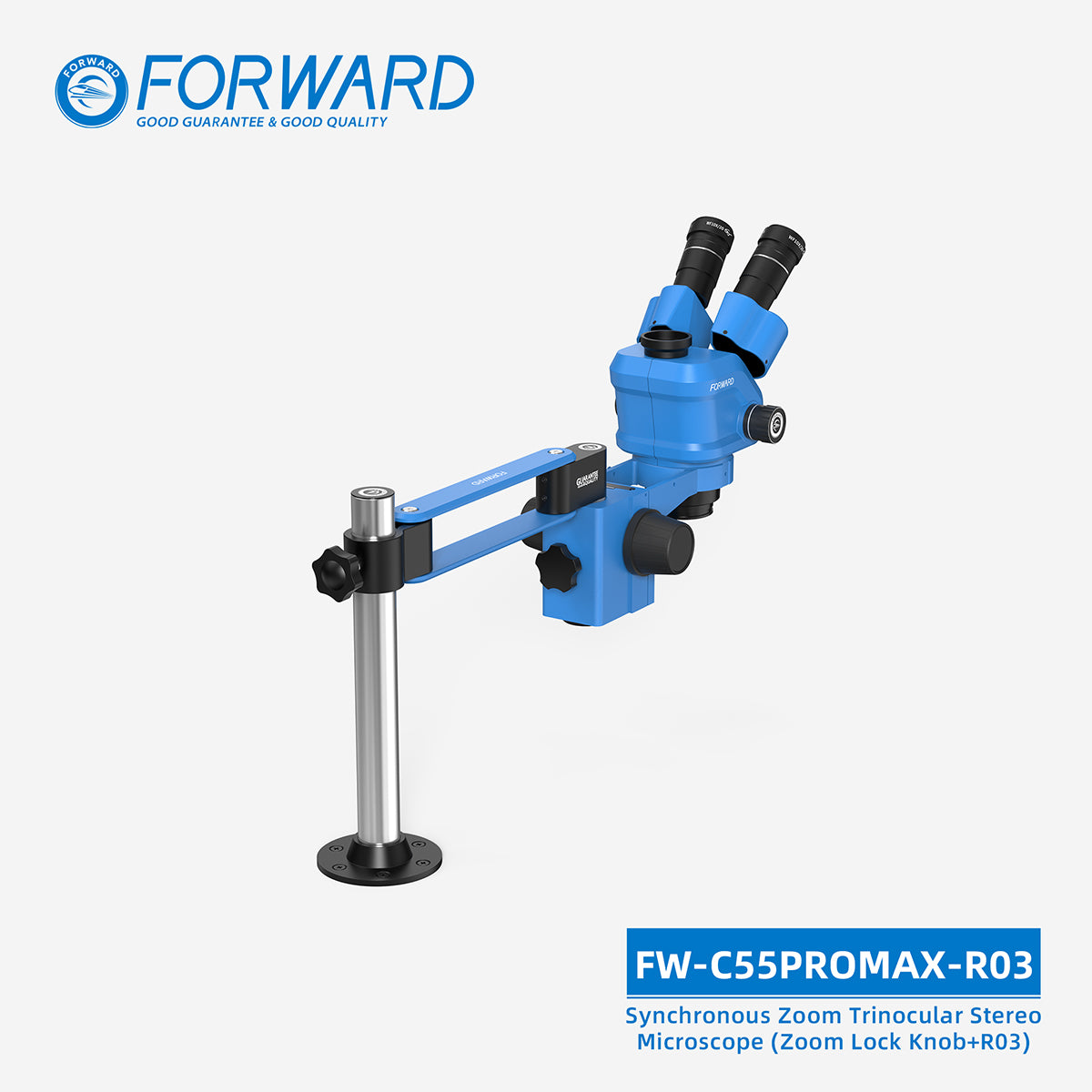 Microscopio Trinocular Forward FW-C55PRO MAX-R03 – ¡El Gigante de la Micro-Soldadura!