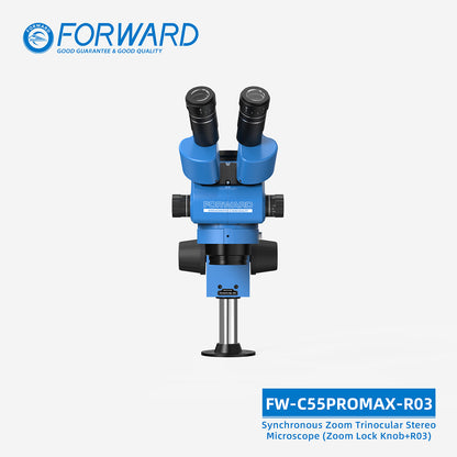 Microscopio Trinocular Forward FW-C55PRO MAX-R03 – ¡El Gigante de la Micro-Soldadura!