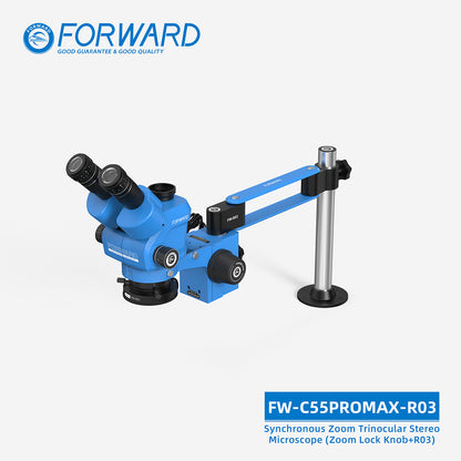 Microscopio Trinocular Forward FW-C55PRO MAX-R03 – ¡El Gigante de la Micro-Soldadura!
