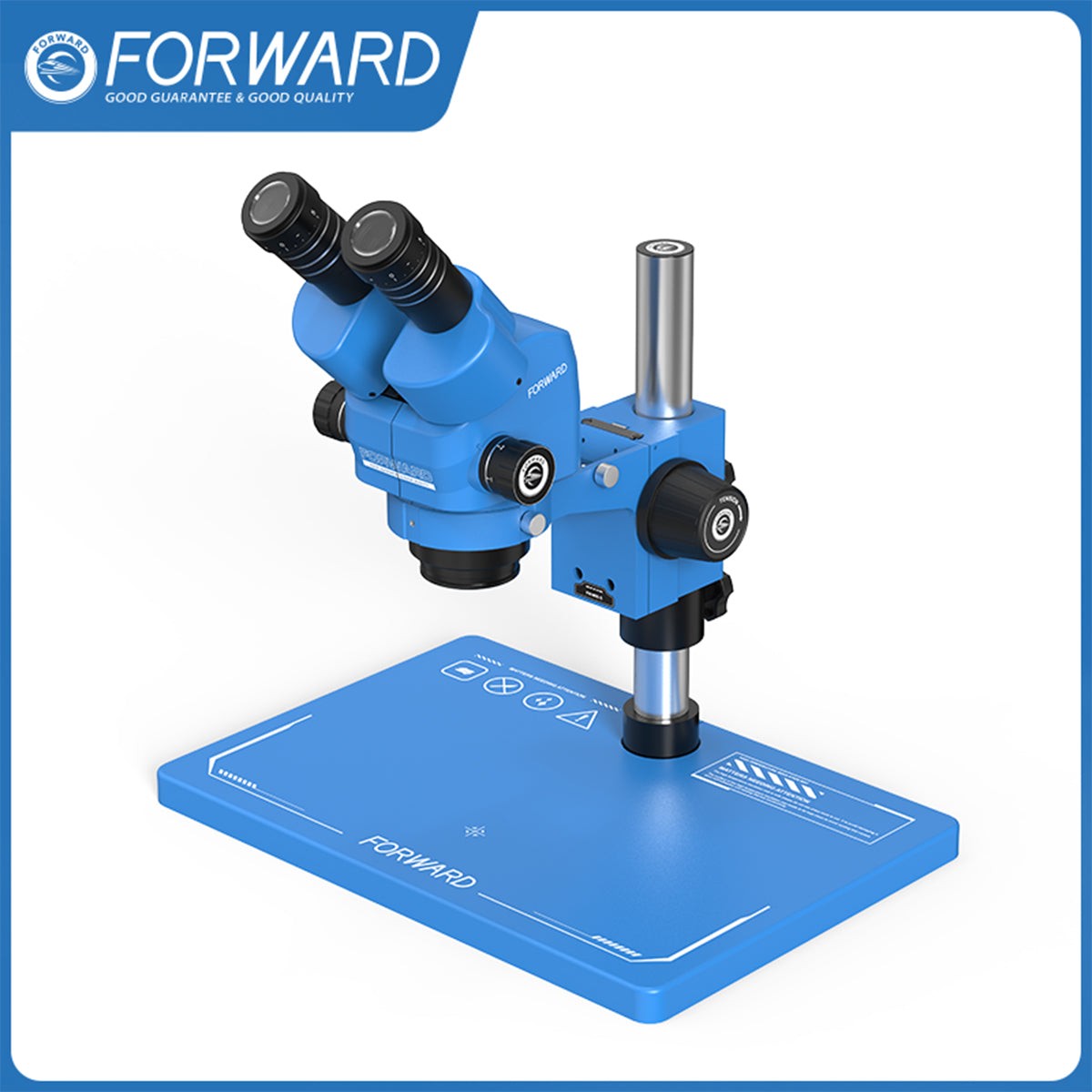 Microscopio Estéreo Binocular FW-M55-S – ¡Visión 3D y Base Térmica!