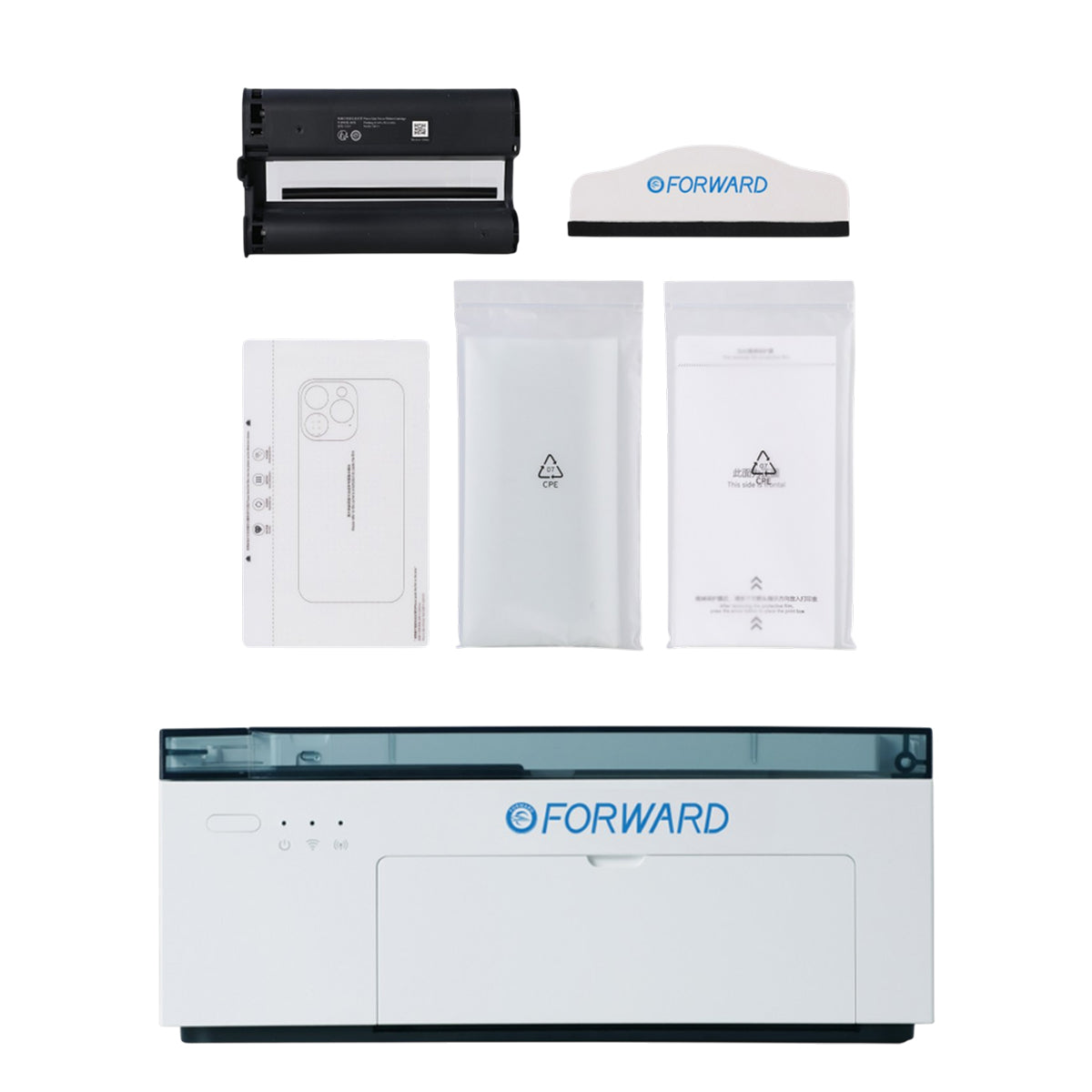 Impresora de Skins FW-ZP1 + Papel de Impresión de 36 Piezas (Matte o Brillante)