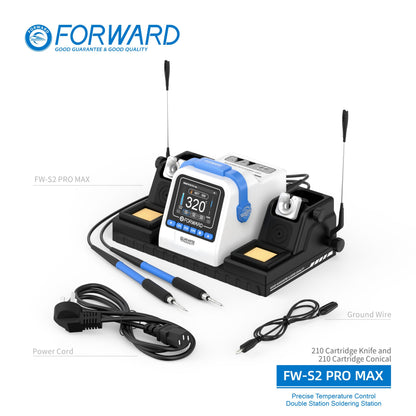 Estación de Soldadura Doble Forward FW-S2ProMax-A