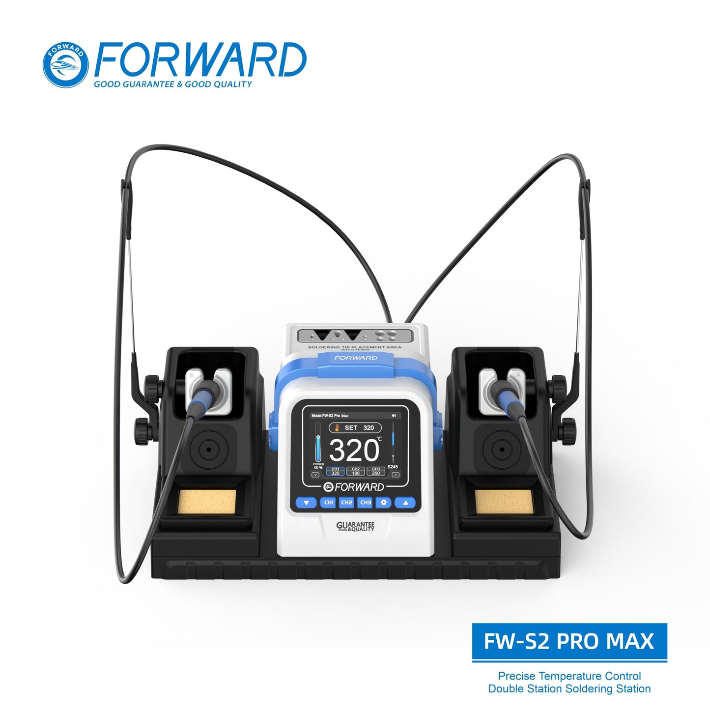 Estación de Soldadura Doble Forward FW-S2ProMax-A