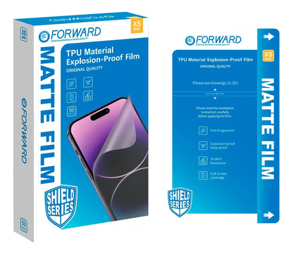 Paquete 50 Piezas Micas de Hidrogel Anti Reflejante (MATE) XS 7" pulgadas