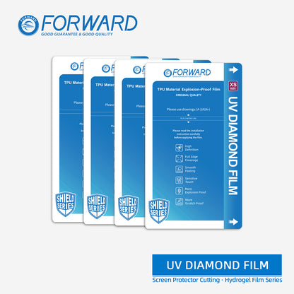 Paquete 20 Micas de Hidrogel UV Diamond Shield 7" (XS) – FW-SD05