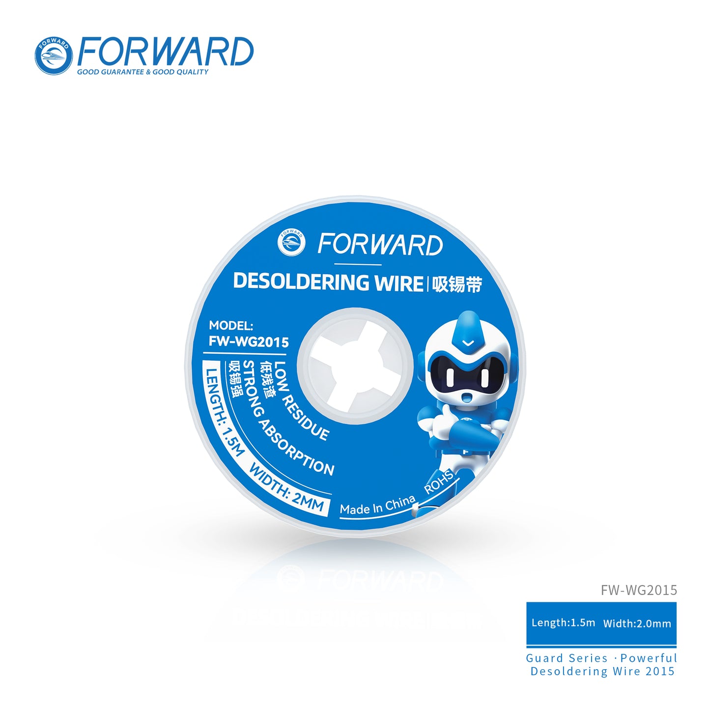 Malla Desoldadora 2.0mm – Guard Series