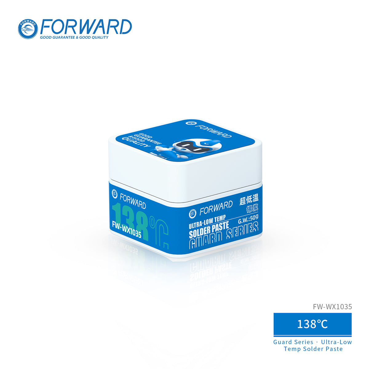 Pasta de Soldadura Forward 138°C – Guard Series (Ultra Baja Temperatura)