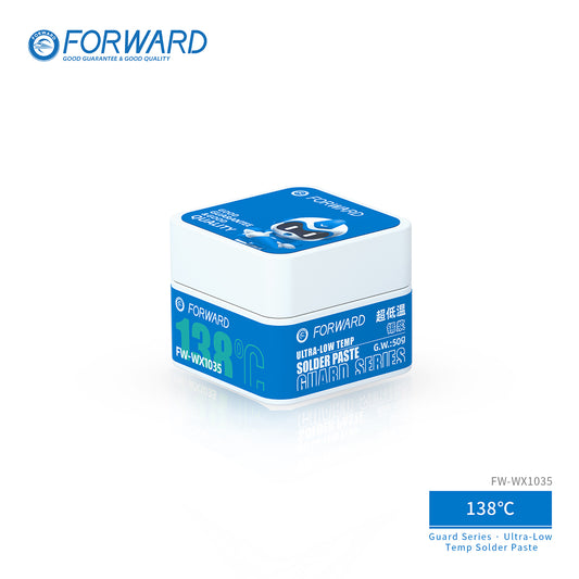 Pasta de Soldadura Forward 138°C – Guard Series (Ultra Baja Temperatura)